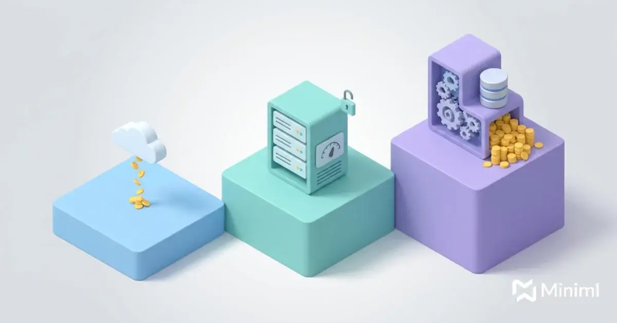 Build vs buy AI hidden costs sitting below the surface like an iceberg