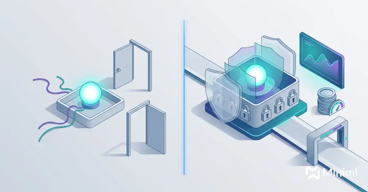 Deploying AI agents with permissions, evals and guardrails along the workflow